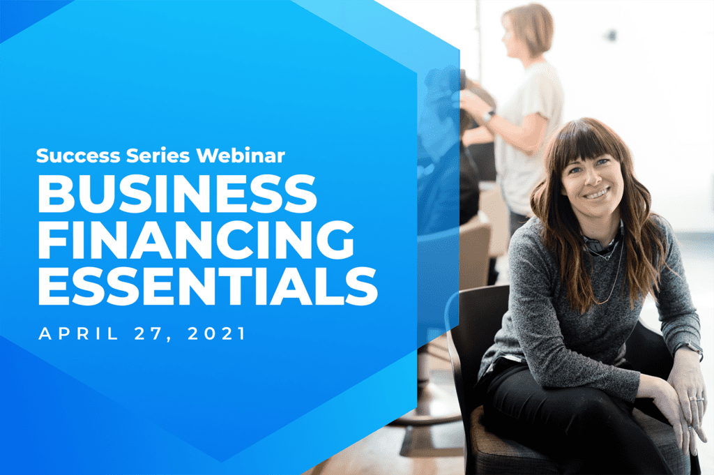 Women Business Owner Success Series Financing Graphic