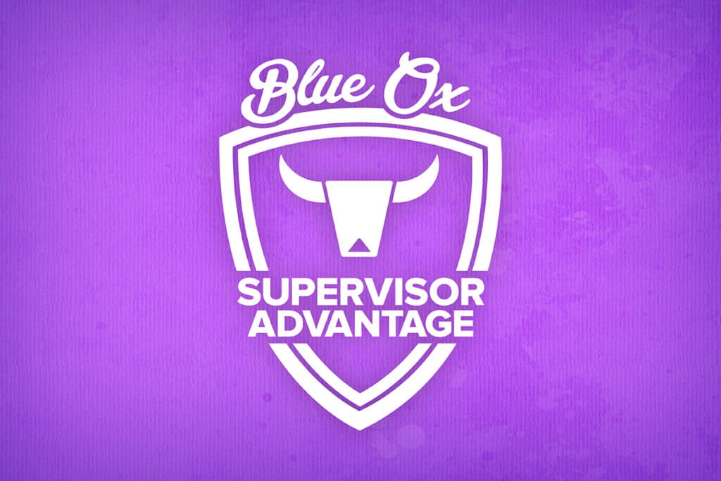 Supervisor Advantage Logo on Purple Background