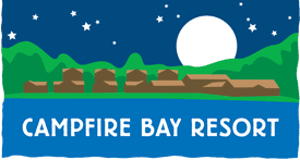 campfire bay resort logo