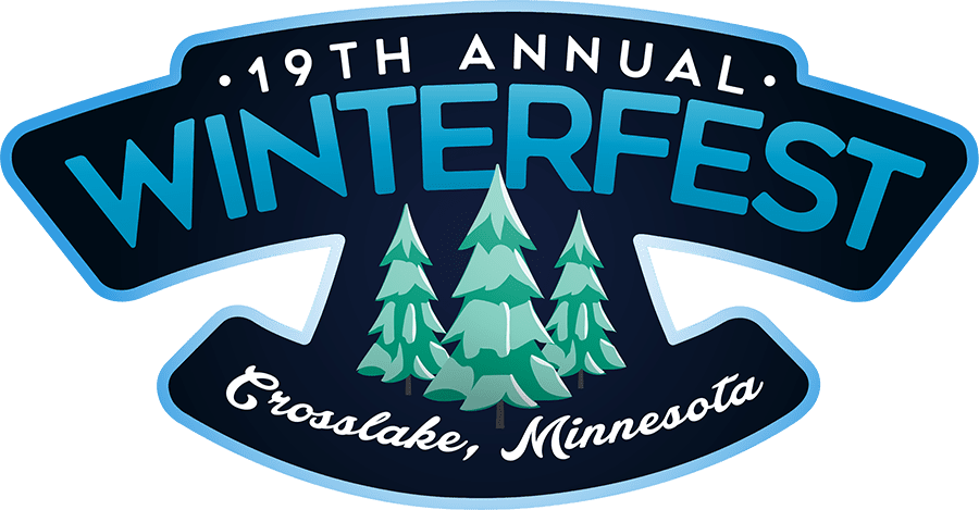Graphic image of black and blue 2022 WinterFest logo