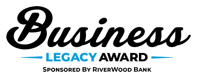 Black and Blue Business Legacy Award logo