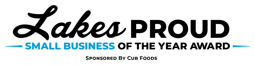 Lakes Proud Small Business of the Year Award logo