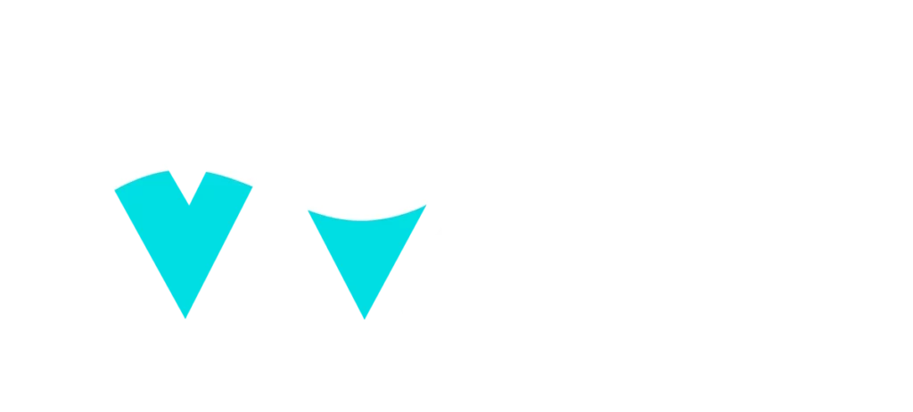 WAVE Young Professionals Network white and teal horizontal logo