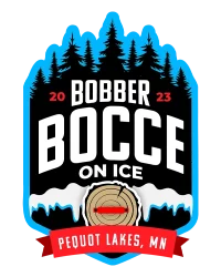 Bobber Bocce On Ice Full Color Logo